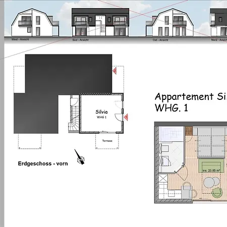 Luett Plambeck-appartement Silvia Eg 1 Apartmán